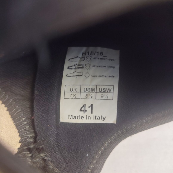 La Sportiva Solution Climbing Shoes Men8.5 Yellow Black Bouldering 41 Made Italy - Picture 6 of 10